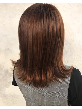 ヘアスタジオニコ(hair studio nico...) オレンジカラー