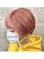 キャラ シャローネ 池袋(Chara Chalone)&nbsp;ベビーピンクのショートヘア【岸雄一/池袋/池袋/池袋/池袋】