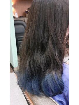 ローカル 水道橋(Local) 裾カラー×ブルーベリー