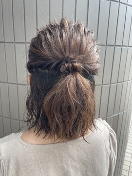 モードケイズ 阿倍野店(MODE K’s) ハーフアップスタイル