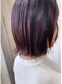 pink＊タイトなヘアアレンジもかわいいミニボブ