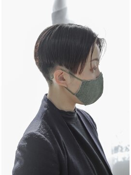 ノード(NODO) 【モードヘア】マニッシュな前下がりショート