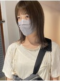 【中澤彩乃】顔まわりレイヤーウルフカットミディアムレイヤー