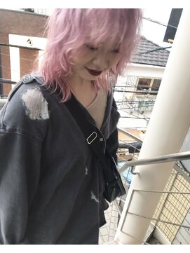フィン(fin,) fin,/セクションカラー/グラデーションカラー/ペールベージュ