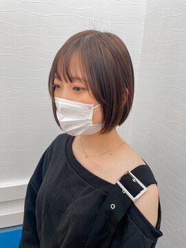 ユイマァル 連島店(YUIMARL) ショートボブ×アッシュブラウン