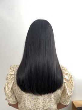 レオ 幸手(Leo) 20代30代大人可愛い髪質改善グレージュストレートボブ透明感