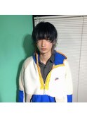 ウルフカット×インナーカラー