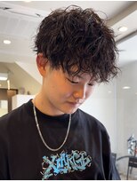 サロン ド ロイ(Salon de Roi)&nbsp;波巻きツイストスパイラル　神戸のパーマ職人