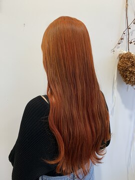 ガーデン Garden ヘアーメイク hair make orange color