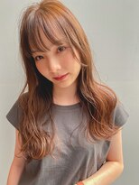 ロンドプランタン 恵比寿(Lond Printemps)&nbsp;【Lond佐野】黒髪レイヤーロング グレーベージュ