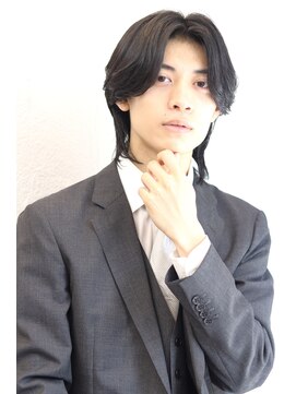 ヘアリゾート ラグーン(hair+resort lagoon) 【中性ウルフ】カルマパーマ【10代20代30代40代】