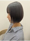 【まとまり◎】シースルーボブ