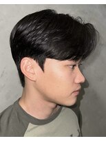 韓国サイドパートカルマヘアダウンパーマ