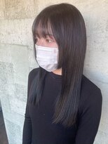 ビスクヘアデザイン(bisq hair design)&nbsp;髪質改善カラー　艶カラー　ブラウンカラー　ミディアム