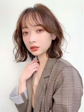 ロンド ロワール 門前仲町(Lond Loire) ボブショートボブ縮毛矯正ベージュグレージュ門前仲町