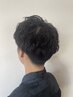 【メンズ限定】カット＋毛穴スッキリ炭酸シャンプー＋眉カット