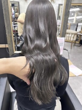 リア(riah) ブリーチなしダブルカラーレイヤーカット韓国ヘア