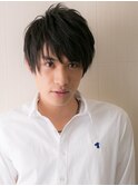 20代30代ナチュラル清潔感ブラックフェザーショートg仙台