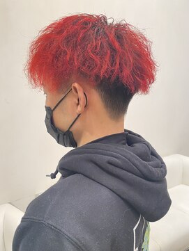 カッツ 笠岡店(CUT S) 【メンズ】レッドツイストスパイラル