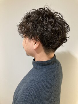 シェノン 赤羽店(CHAINON) メンズシャドウパーマ刈上げマッシュベース2ブロック赤羽美容室