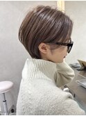 大人美人ショート/ショートカット/髪質改善/白髪ぼかし/30代40代