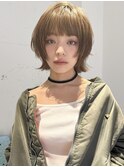 【諒】ボブウルフボブレイヤーボブケアブリーチハイトーン前髪