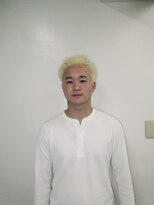 メンズカットアップバングスパイキーショート