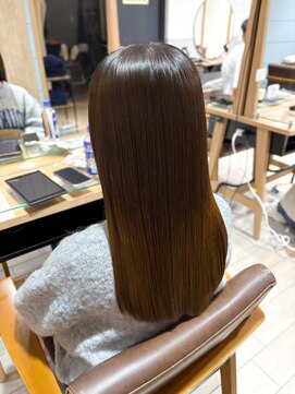 プラグ バイ ネオリーブ(plug by neolive) チェリーブラウン×髪質改善[髪質改善/縮毛矯正/韓国]A