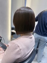 ロンドジェネルーズ 柏(Lond generous)&nbsp;韓国柏顔周り縮毛矯正髪質改善レイヤー前髪カット韓国風ヘアボブ