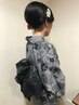 《夏祭り/花火大会に》浴衣着付け＋ヘアセット　※持ち込み一覧要確認　