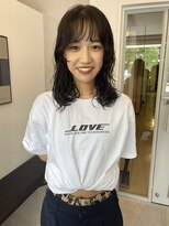 アンフェインド02(UNFEIGNED 02)&nbsp;シースルーバング/黒髪カタログ/クラゲヘアー/小顔/伏見/栄