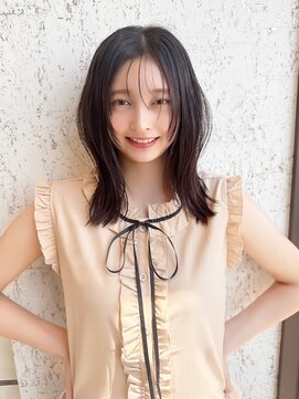 ラグーンアライブ(LAGOON ALIVE) -LAGOON ALIVE-新田/前髪/グレージュ/レイヤーカット/髪質改善