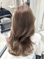 ラック(LUCK)&nbsp;ベージュ/船橋/くすみベージュ/細めハイライト