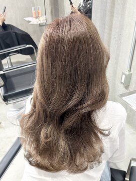 ラック(LUCK) ベージュ/船橋/くすみベージュ/細めハイライト