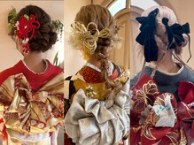 マギー(Magie)の雰囲気（着付けヘアセットもご予約お待ちしています♪（※お電話のみ））