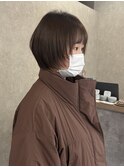 ショートボブ/顔周りレイヤー/千葉【積田佳奈】