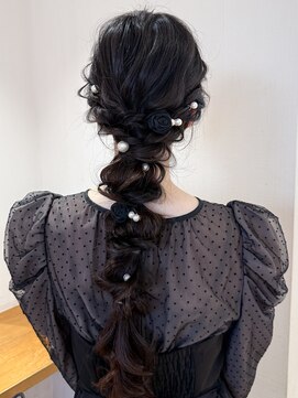 ビューブルー 亀戸錦糸町(VIEW BLUE) 小顔に見せるヘアセット/タイトで大人可愛い/結婚式/髪質改善