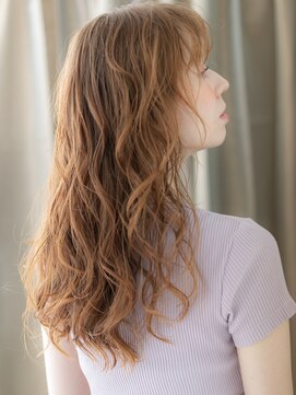 カバーヘア ブリス 戸田公園西口店(COVER HAIR bliss) バレイヤージュカラー波巻きフェミニンロング318Z戸田公園20代