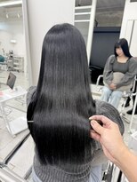 シアー(sheer)&nbsp;《sheer/氏家》#髪質改善縮毛矯正#ロング#ブルーブラック