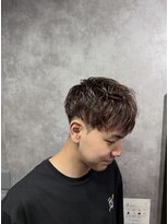 スピン 本八幡(SPIN)&nbsp;MEN’S HAIR/サーフカール/刈り上げセンターパート/本八幡