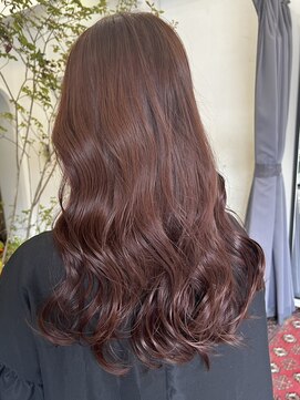 ヘアーアイスカルテット(HAIR ICI QUARTET) ◎ブリーチなしピンクベージュ春ロング！イメチェン艶カラー