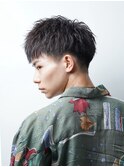 ツーブロックショート/韓国風マッシュ/フリックパーマ