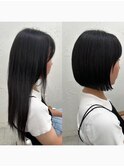 20代30代40代50代◎丸みショートボブ髪質改善◎前髪あり