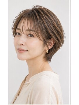 パルフェ ヘアー バイ オーク 九大学研都市(parfait hair byOAK) ひし形ショート