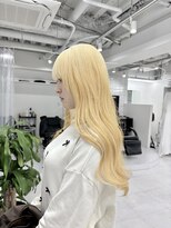 ギア(GEAR.)&nbsp;色落ち無し　抜きっぱなしブロンド