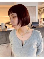 シーン バイ ラッド(SCENE by RAD)&nbsp;顔まわり小顔盛りレイヤーショートボブ顔まわりカット艶感