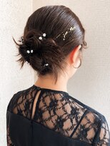 ラメール イオン能代店(La Melu)&nbsp;上品ルーズな低めシニヨン