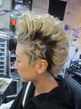 トリックストア(TRICK STORE) ワイルドモヒカンセット★バリアート星