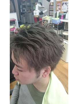 美容室ピュア アゲバングベリーショート&2ブロック