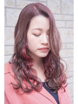 ティンク 横須賀中央(Tink) チェリーピンク×インナーカラー◎